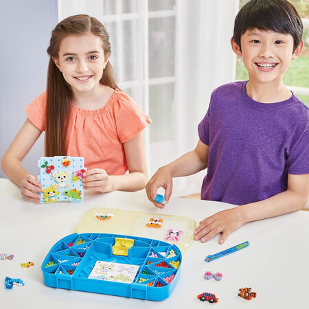 Set Margele pentru incepatori cu geanta, +4 ani, Aquabeads 641648