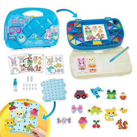 Set Margele pentru incepatori cu geanta, +4 ani, Aquabeads 641646