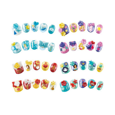Set Margele Stickere pentru unghii Printese Disney, +4 ani, Aquabeads 641662