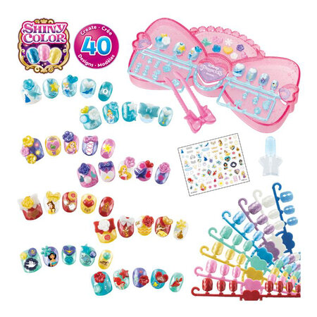 Set Margele Stickere pentru unghii Printese Disney, +4 ani, Aquabeads 641659