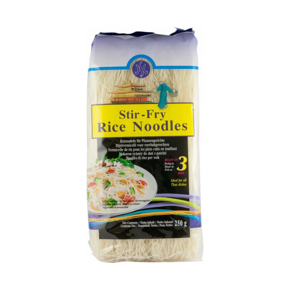 Taitei subtiri din orez pentru wok, 250 g, H&S Asia