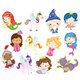 Stickere pentru baie care isi schimba culoarea Creaturi Magice, +12 luni, Buddy&Barney 641802