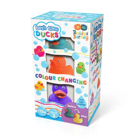 Ratuste pentru baie care isi schimba culoarea, +12 luni, Buddy&Barney 641811