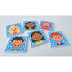Carte si stickere pentru baie care isi schimba culoarea Emotii, +12 luni, Buddy&Barney 641841