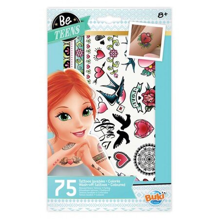 Tatuaje pentru fete Colorat, +8, Buki