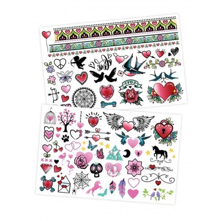 Tatuaje pentru fete Colorat, +8, 75 modele, Buki 641862