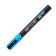 Marker acrilic PC-3M Fine, Albastru Deschis, Posca 642016