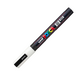 Marker acrilic PC-3M Fine, Alb 1, Posca 642037