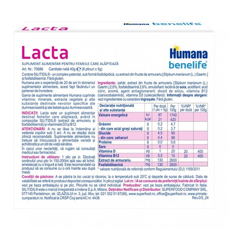 Benelife Lacta, 40 g, Humana 642089