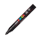 Marker acrilic PC-5M Medium, Negru 24, Posca 642149