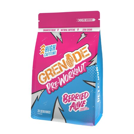 GRENADE PRE-WORKOUT BERRIED ALIVE PRE ANTRENAMENT 330 GR