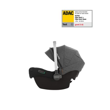 Scoica auto i-Size, Pipa Next Caviar, nastere - 83 cm, Nuna 456944
