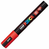 Marker acrilic PC-5M Medium, Rosu M, Posca