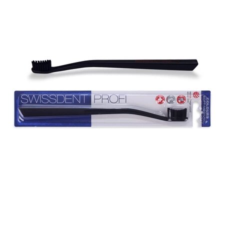Periuta de dinti Soft-Medium, Black, 1 bucata, Swissdent