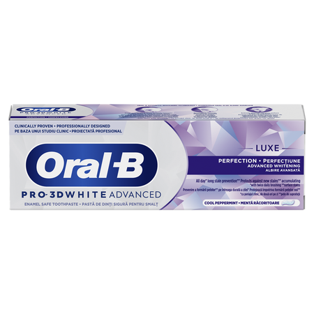 Pasta de dinti Pro 3D White Advandced Luxe Perfection, 75 ml, Oral-B 642272