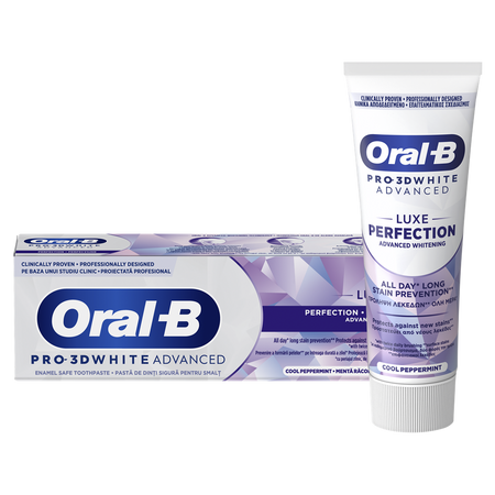 Pasta de dinti Pro 3D White Advandced Luxe Perfection, 75 ml, Oral-B
