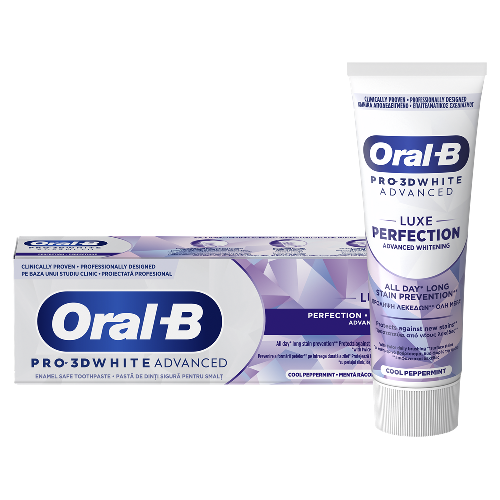 Pasta de dinti Pro 3D White Advandced Luxe Perfection, 75 ml, Oral-B