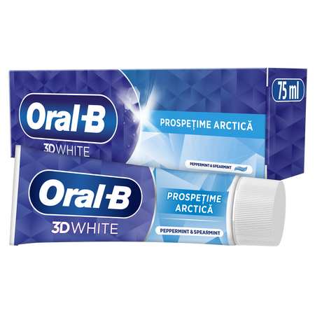 Pasta de dinti Pro 3D White Arctic Fresh, 75 ml, Oral-B 642275