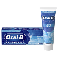 Pasta de dinti Pro 3D White Arctic Fresh, 75 ml, Oral-B