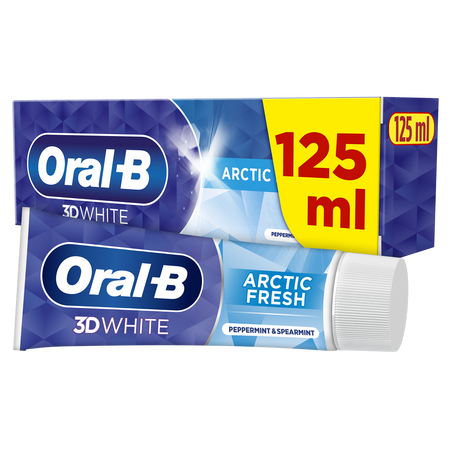 Pasta de dinti Pro 3D White Arctic Fresh, 125 ml, Oral-B 642279