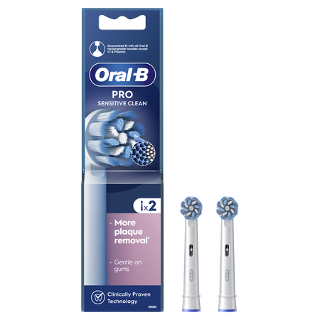 Rezerve periuta de dinti electrica Sensitive Clean, 2 buc, Oral-B 642309