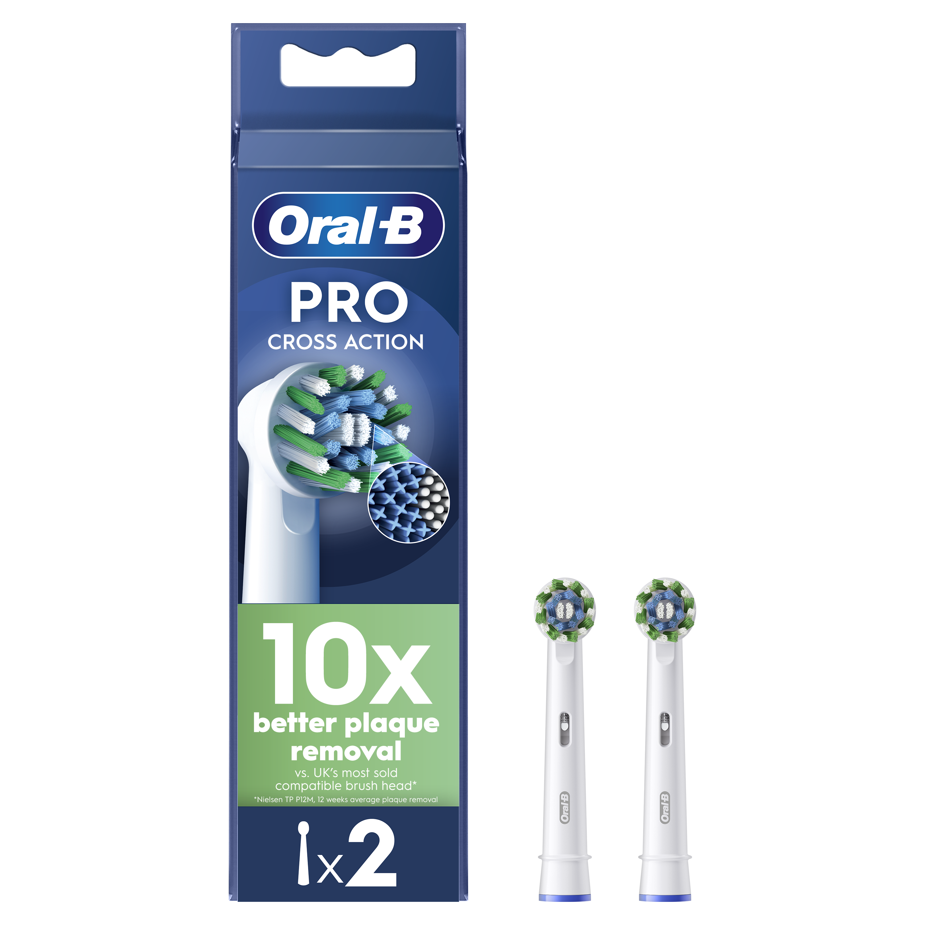 Rezerve periuta de dinti electrica Cross Action, 2 bucati, Oral-B