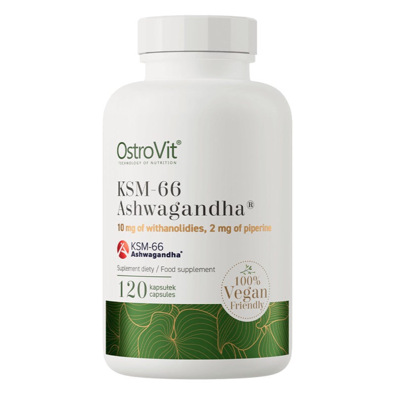 Ashwagandha KSM-66, 120 capsule, Ostrovit