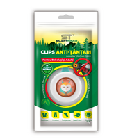 Clips anti-tantari reglabil pentru bebelusi si adulti, 1 bucata, Smart Touch
