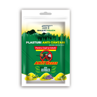 Plasturi anti-tantari pentru copii si adulti, 6 bucati, Smart Touch