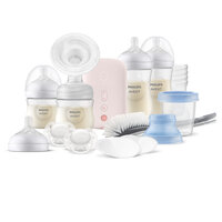 Set pentru alaptare cu pompa de san electrica Philips Avent, SCD340/31, Philips