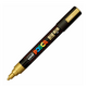 Marker acrilic PC-5M Medium, Auriu 25, Posca 642503