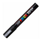 Marker acrilic PC-5M Medium, Argintiu 26, Posca 642510