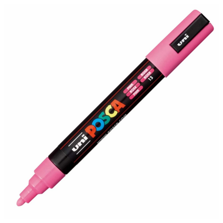 Marker acrilic PC-5M Medium, Roz 13, Posca 642531