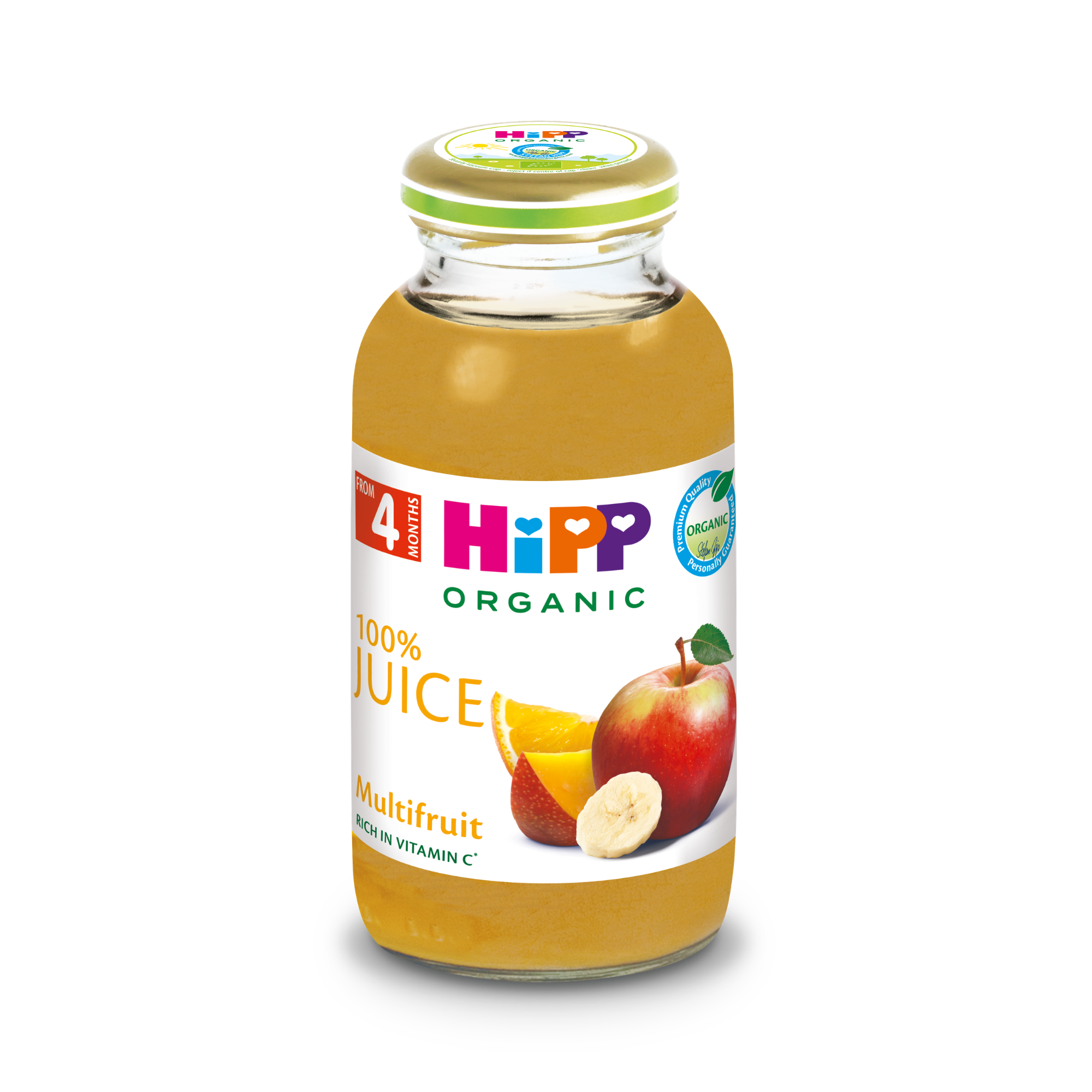 Suc Bio de fructe Multifruct, +4 luni, 200 ml, Hipp