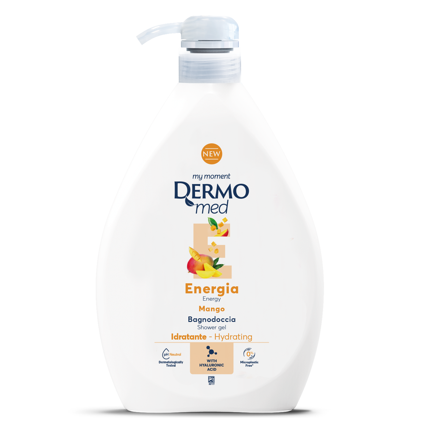 Gel de dus cu mango Energia, 1 L, Dermomed