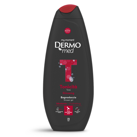Gel de dus cu ginseng Tonicita, 750 ml, Dermomed