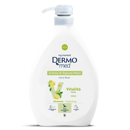 Sapun lichid cu parfum de lime Vitalita, 1 L, Dermomed