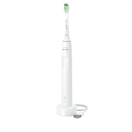 Periuta de dinti sonica electrica cu toc de transport Philips Sonicare 4100, alb, HX3683/33, Philips Sonicare 642622