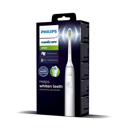 Periuta de dinti sonica electrica Philips Sonicare 4100, alb, HX3681/33, Philips Sonicare 642636