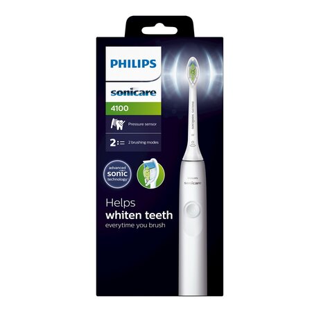 Periuta de dinti sonica electrica Philips Sonicare 4100, alb, HX3681/33, Philips Sonicare 642637