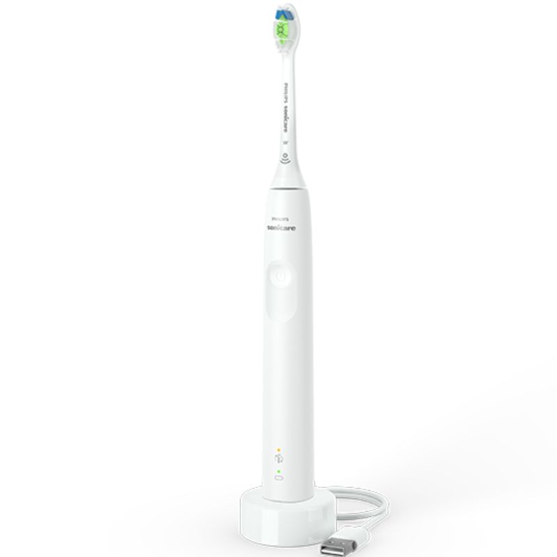 Periuta de dinti sonica electrica Philips Sonicare 4100, alb, HX3681/33, Philips Sonicare