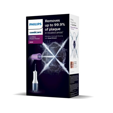 Irigator portabil Power Flosser 3000, Alb, HX3826/31, Philips Sonicare 642649