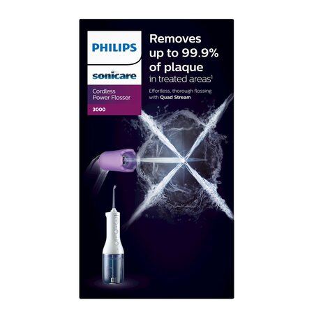 Irigator portabil Power Flosser 3000, Alb, HX3826/31, Philips Sonicare 642650