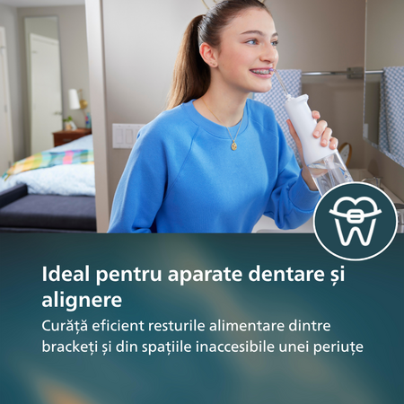 Irigator portabil Power Flosser 3000, Alb, HX3826/31, Philips Sonicare 795658