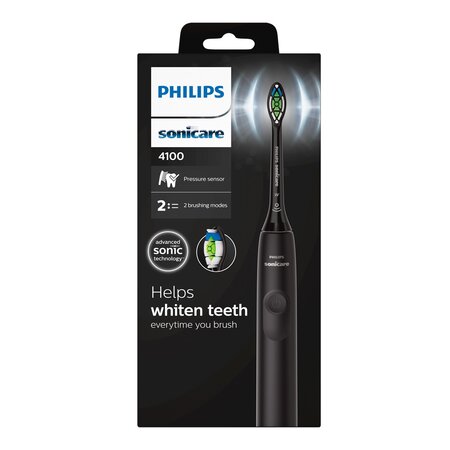 Periuta de dinti sonica electrica Philips Sonicare 4100, negru, HX3681/54, Philips Sonicare 642663