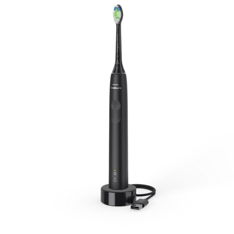 Periuta de dinti sonica electrica Philips Sonicare 4100, negru, HX3681/54, Philips Sonicare