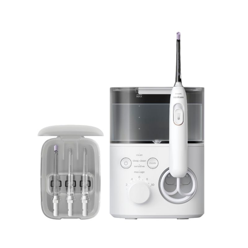 Dus bucal Power Flosser 7000, HX3911/40, Alb, Philips Sonicare