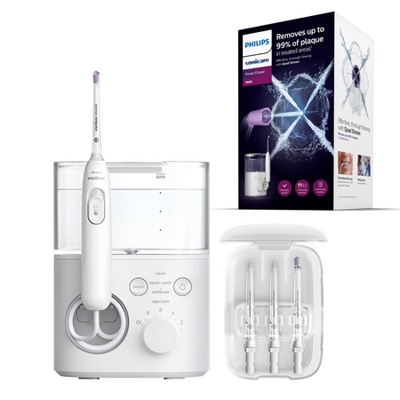 Dus bucal Power Flosser 7000, Alb, HX3911/40, Philips Sonicare