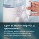Dus bucal Power Flosser 7000, Alb, HX3911/40, Philips Sonicare 795683