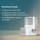 Dus bucal Power Flosser 7000, Alb, HX3911/40, Philips Sonicare 795675
